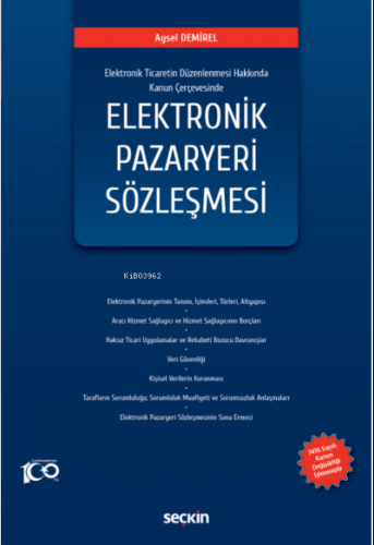 Elektronik Pazaryeri Sözleşmesi | Aysel Demirel | Seçkin Yayıncılık