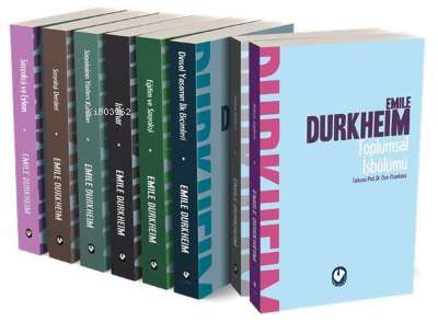 Emile Durkheim Seti (8 Kitap Takım) | Emile Durkheim | Cem Yayınevi