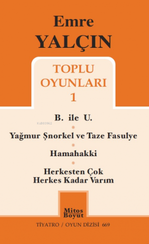 Emre Yalçın Toplu Oyunları 1 | Emre Yalçın | Mitos Boyut Yayınları