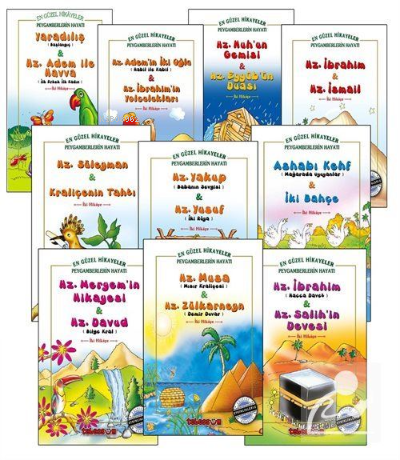 En Güzel Hikayeler Peygamberlerin Hayatı (Renkli, 10 Kitap Set) | Sani