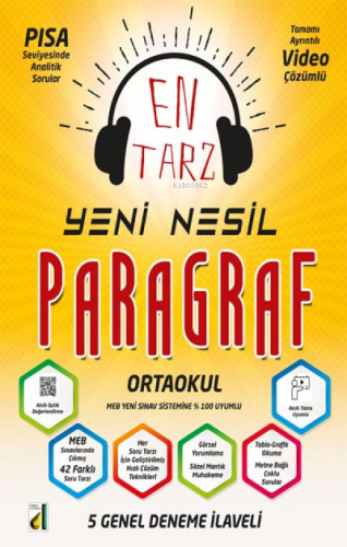 En Tarz Yeni Nesil Paragraf Soru Bankası | Abdulkadir Kaçar | Damla Ya