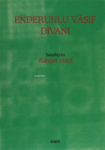 Enderunlu Vasıf Divanı | Rahşan Gürel | Kitabevi Yayınları