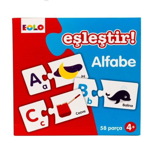 Eolo Eşleştirme Kartları Alfabe 58 Parça | | Eolo Yayıncılık