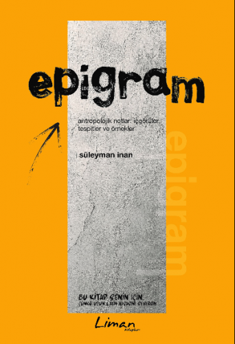 Epigram | Süleyman İnan | Liberte Yayınları