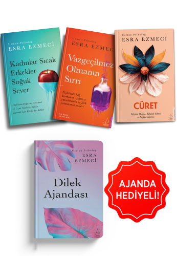 Esra Ezmeci İlişkiler Seti 3 Kitap ;Dilek Ajanda Hediyeli | Esra Ezmec