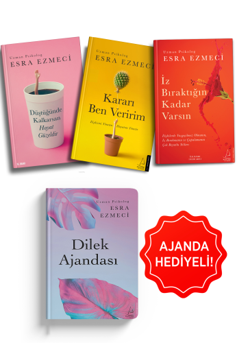 Esra Ezmeci Psikoloji Seti 3 Kitap ;Dilek Ajanda Hediyeli | Esra Ezmec