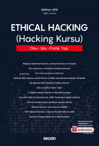 Ethical Hacking (Hacking Kursu) | Gökhan Usta | Seçkin Yayıncılık