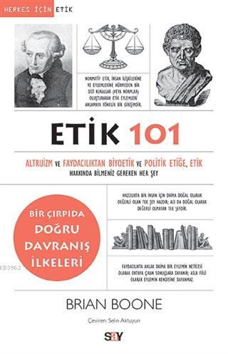 Etik 101 | Brian Boone | Say Yayınları