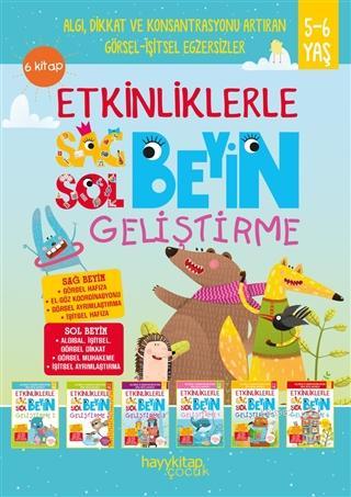 Etkinliklerle Sağ Beyin Sol Beyin Geliştirme (5-6 Yaş) (6 Kitap Takım)