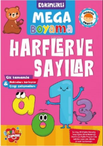 Etkinlikli Mega Boyama - Harfler ve Sayılar | Abdullah Karaca | Boyama