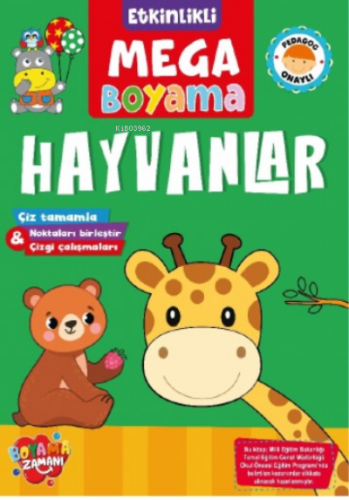 Etkinlikli Mega Boyama - Hayvanlar | Abdullah Karaca | Boyama Zamanı