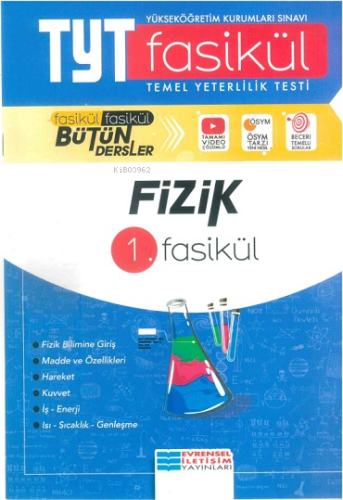 Evrensel İletişim Yayınları Tyt Fizik 1. Fasikül | Kolektif | Evrensel