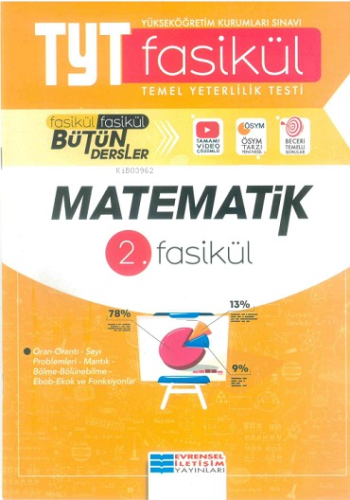 Evrensel İletişim Yayınları Tyt Matematik 2. Fasikül | Kolektif | Evre