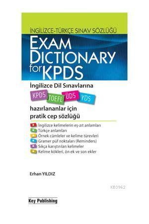 Exam Dictionary For Kids; İngilizce - Türkçe Dil Sınavlarına Hazırlnan