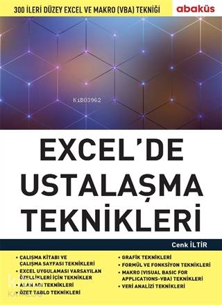 Excel'de Ustalaşma Teknikleri | Cenk İltir | Abaküs Kitap