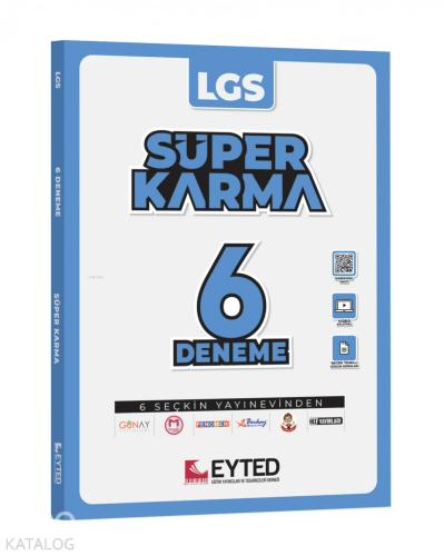 Eyted Yayınları 8. Sınıf LGS Süper Karma 6 Deneme | Kolektif | Eyted Y