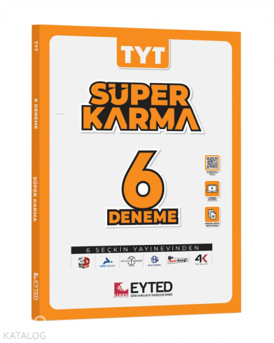 Eyted Yayınları TYT Süper Karma 6 Deneme | Kolektif | Eyted Yayınları