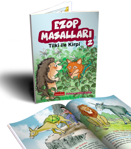 Ezop Masalları 2 / Tilki ile Kirpi (Renkli Resimli 7+Yaş) | Ezop | Bor