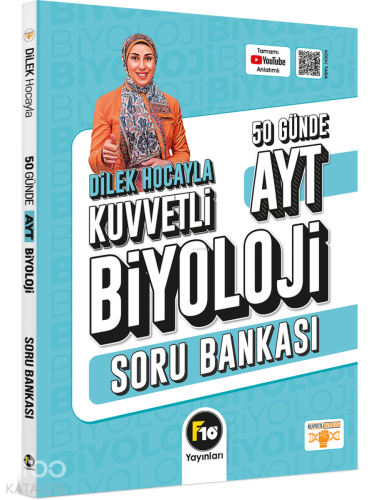 F10 Yayınları / Dilek Hocayla 50 Günde AYT Biyoloji Soru Bankası | Dil