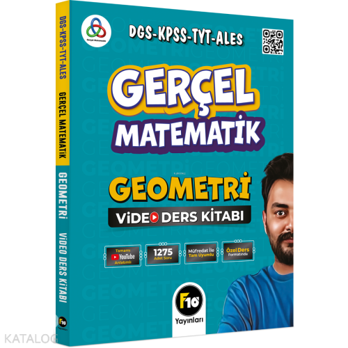 F10 Yayınları Gerçel Matematik DGS KPSS TYT ALES Geometri Video Ders K