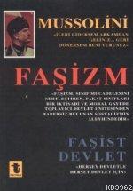 Faşizm-faşist Devlet | Mussolini | Toker Yayınları