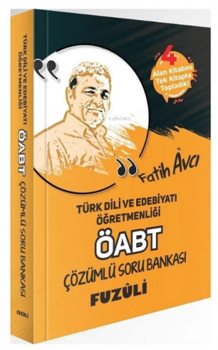 Fatih Avcı ÖABT Türk Dili ve Edebiyatı Öğretmenliği Fuzuli Soru Bankas