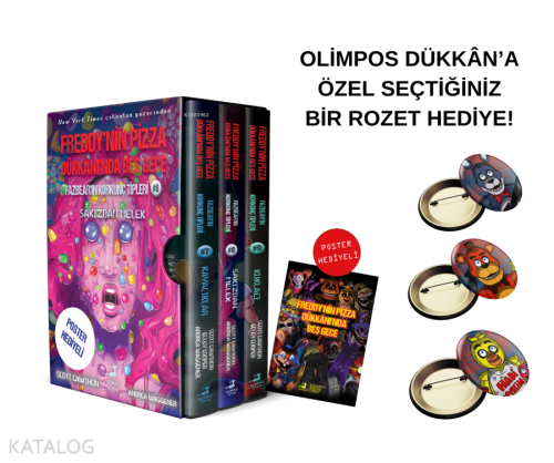 Fazbear’In Korkunç Tipleri 3 Kitap Set (7-8-9 ) | Scott Cawthon | Olim