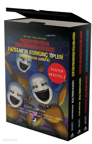 Fazbear’ın Korkunç Tipleri Çizgi Roman Seti - 3 Kitap Takım | Scott Ca