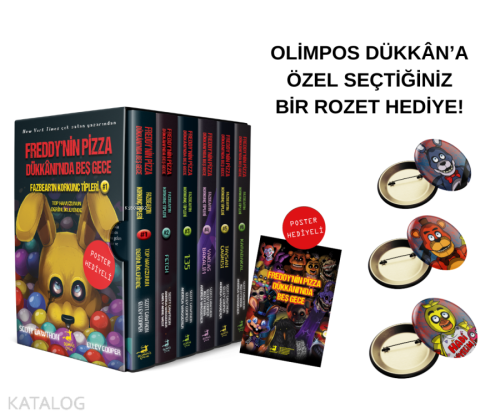 Fazbearın Korkunç Tipleri 6 Kitap Set(1-2-3-4-5-6) | Scott Cawthon | O