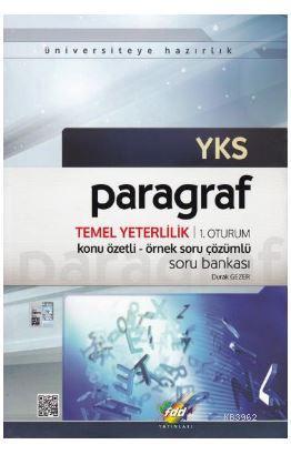 FDD Yayınları TYT Paragraf Soru Bankası FDD | Durak Gezer | Fdd Yayınl