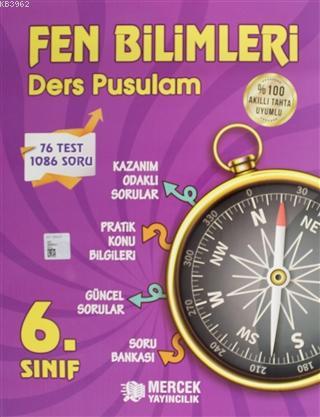 Fen Bilimleri Ders Pusulam 6. Sınıf 76 Test 1086 Soru | Kolektif | Mer