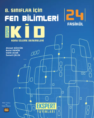 Fen Bilimleri Kid 24 Konu İzleme Denemeleri 8. Sınıf | Ahmet Güccük | 