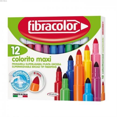 Fibrocolor Colorito maxi 12 li jumbo keçeli | | Karışık Eksikler