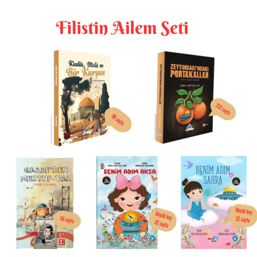 Filistin Ailem Seti (5 Kitaplık Set) | Kolektif | Aksa Kitap