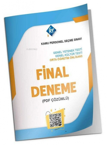 Final Ortaöğretim Önlisans Deneme | Kolektif | KR Akademi