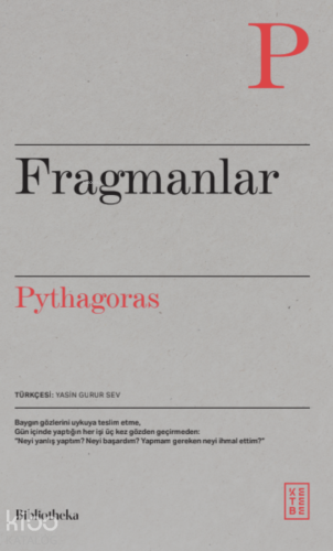 Fragmanlar | Pythagoras | Ketebe Yayınları