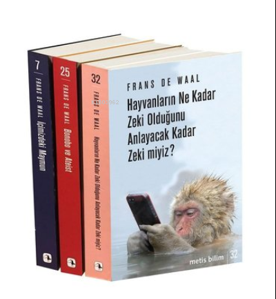 Frans de Waal Seti 3 Kitap Takım - Hediyeli | Frans De Waal | Metis Ya