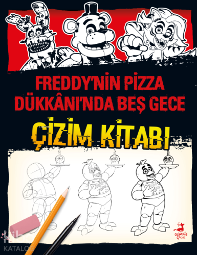 Freddynin Pizza Dükkanında Beş Gece Çizim Kitabı | Kolektif | Olimpos 