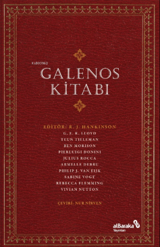 Galenos Kitabı | R. J. Hankinson | Albaraka Yayınları