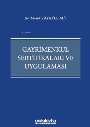 Gayrimenkul Sertifikaları ve Uygulaması | Mesut Kaya | On İki Levha Ya