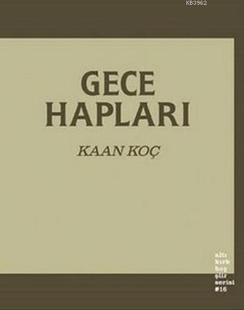 Gece Hapları | Kaan Koç | Altıkırkbeş Yayın (645)