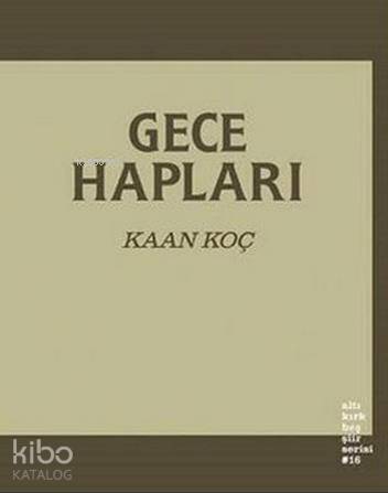 Gece Hapları | Kaan Koç | Altıkırkbeş Yayın (645)