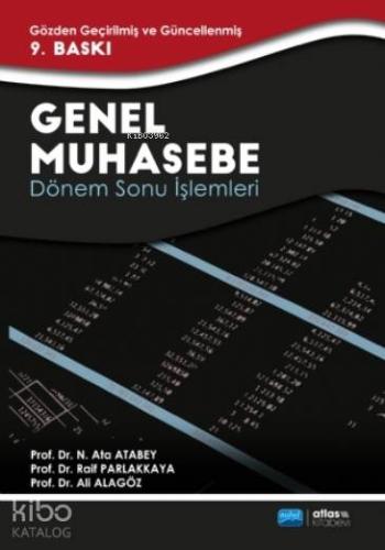 Genel Muhasebe Dönem Sonu İşlemleri | Ali Alagöz | Atlas Kitabevi