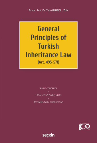 General Principles of Turkish Inheritance Law | Tuba Birinci Uzun | Se