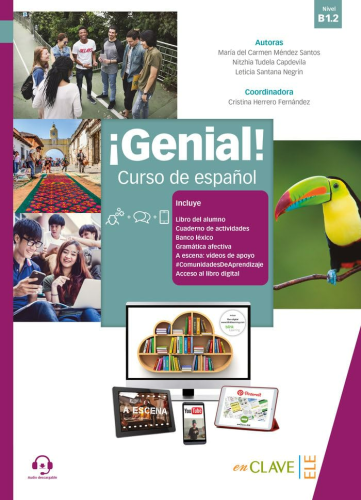 Genial! B1.2 Libro Del Alumno+Cuaderno +Audio Descargable | María del 