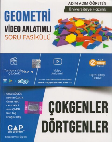 Geometri Çokgen Dörtgenler - 2023 | Kolektif | Çap Yayınları