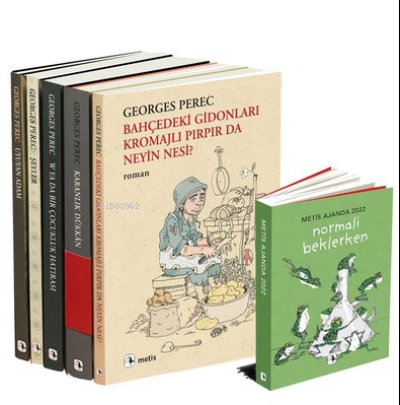 Georges Perec 5 Kitap Takım - Metis Ajanda Hediyeli | Georges Perec | 