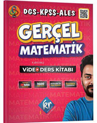 Gerçel Matematik DGS KPSS ALES Video Ders Kitabı | Muhammet Elçi | KR 