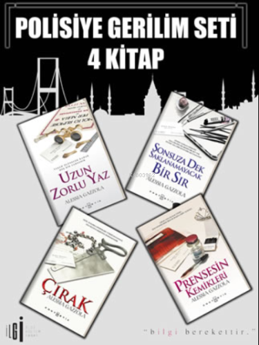 Gerilim Polisiye Seti 4 Kitap (Ciltli) | Kolektif | Fantastik Kitap