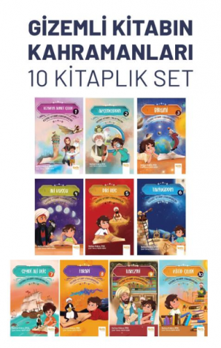 Gizemli Kitabın Kahramanları-10 Kitaplık Set | Hatice Kübra İpek | Çel